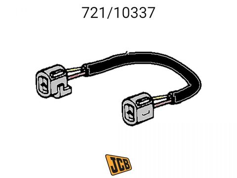 Штекер разъем кабины и фишки стоп фары JCB 721/12139
