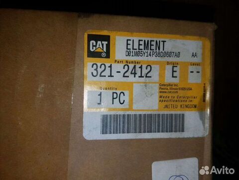 Воздушный фильтр cat 321-2412